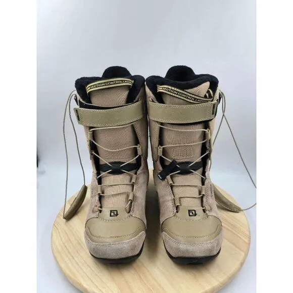 Deeluxe 2010 Classic Snowboard Boots Section Control Lacing Nubuck  Mens sz 8