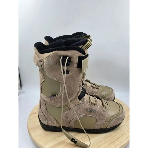 Deeluxe 2010 Classic Snowboard Boots Section Control Lacing Nubuck  Mens sz 8
