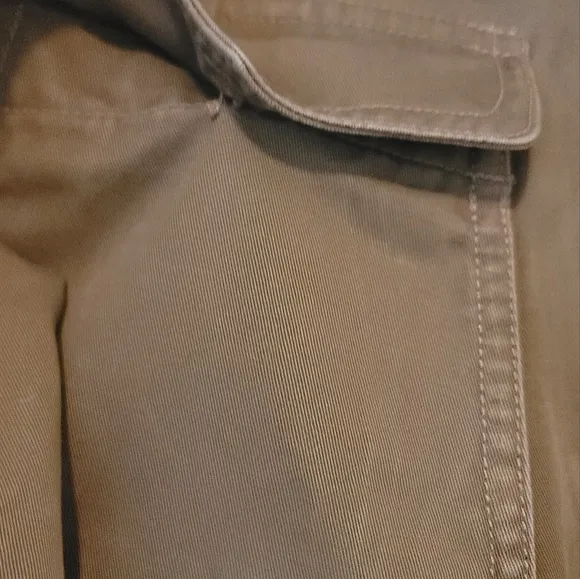 Denim &amp; Supply Ralph Lauren Cotton Denim Khaki Gold Military Jacket Blazer Coat