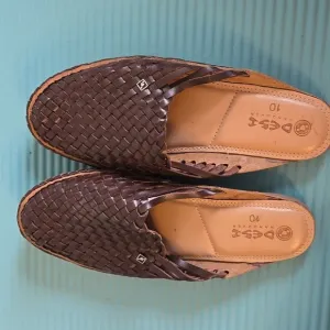 Dess Hangover woven leather sandals