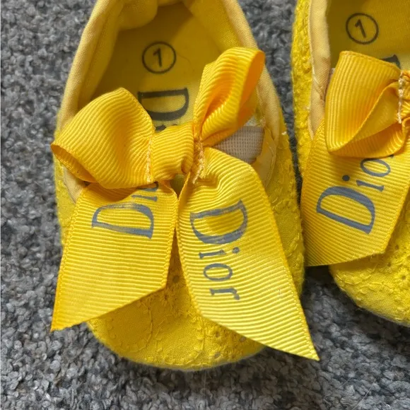 Dior Eyelet Baby Shoes