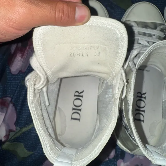 Dior Kids High-Top Sneakers - Gray