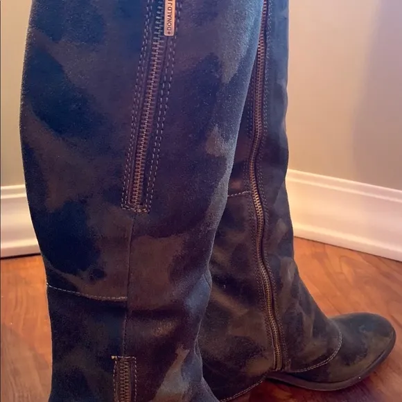 Distressed Camouflage spats Boots