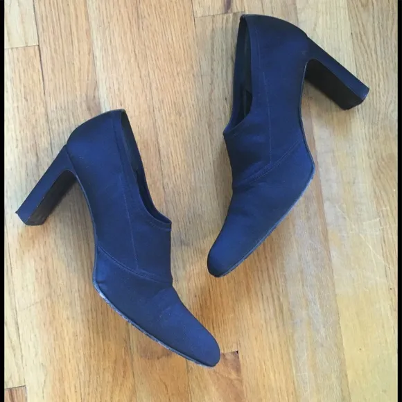 DKNY Stretch Sharkskin Booties