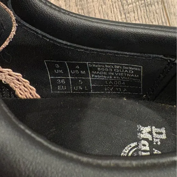 Doc Martens Pisa Leather Platform Shoes Quad Womens