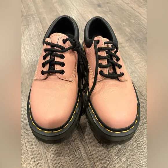Doc Martens Pisa Leather Platform Shoes Quad Womens