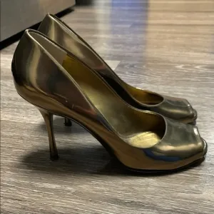 Dolce &amp; Gabbana Good Leather Peep Toe high heels
