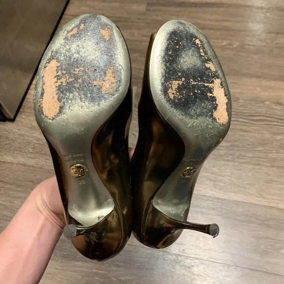 Dolce &amp; Gabbana Good Leather Peep Toe high heels