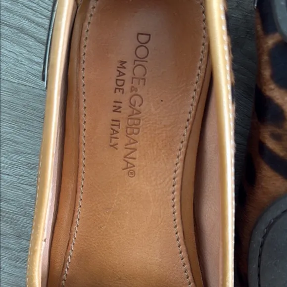 Dolce &amp; Gabbana Leopard Print Loafers