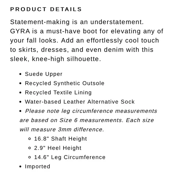 DOLCE VITA | Gyra Knee-high Boot - Dark Brown Suede | Size: 9