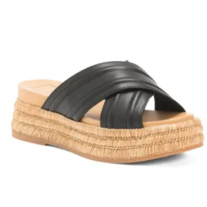 DOLCE VITA Leather Weslee Slide Sandals