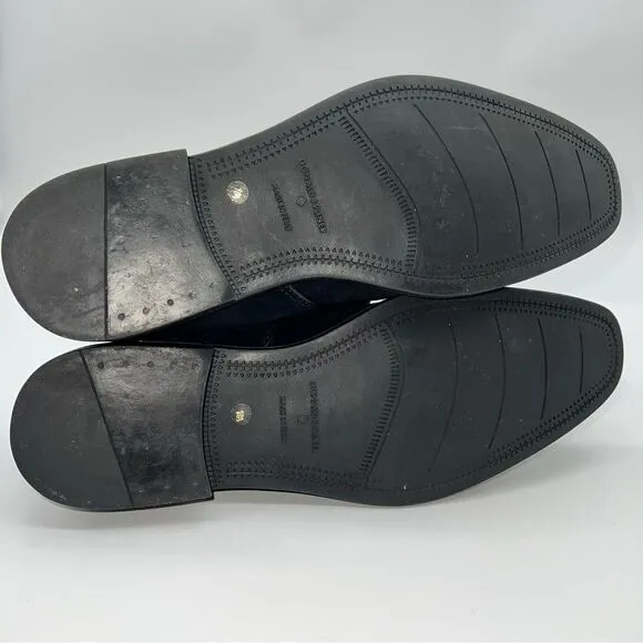 Donald J Pliner Bishop 23 Men's Chakha Black Suede Lace up Ankle Boots-Size 10.5