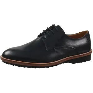 Donald J. Pliner Mens Black Lace-Up Leather Derby Shoes New