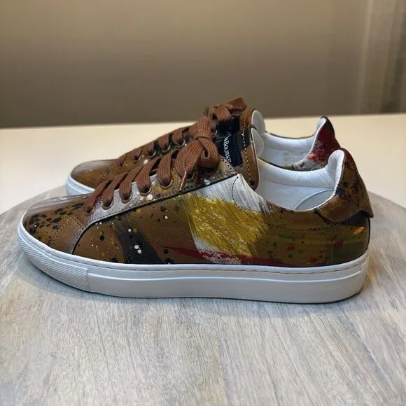 Dooney &amp; Bourke Florentine Dipinta Limited Edition Leather Sneakers US Size 7