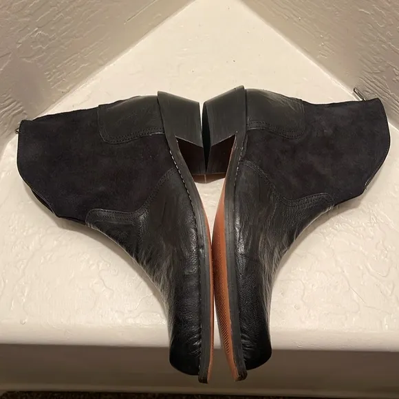 DownEast Dressy Western Cowboy Boots in Suede and Leather size 9 NEW