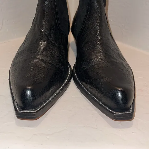 DownEast Dressy Western Cowboy Boots in Suede and Leather size 9 NEW