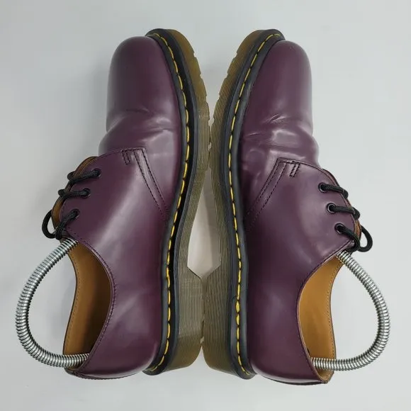 Dr. Martens 1461 3 Hole Men's Purple Leather Oxford Shoes USM Size 9