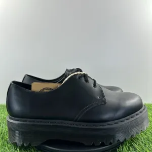 Dr. Martens 1461 Quad Mono Mens Size 11 Vegan Leather Platform Oxford Shoes NEW