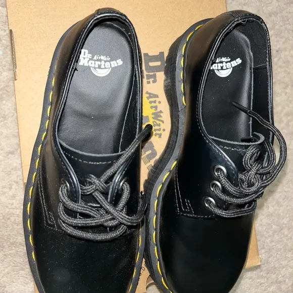 Dr. Martens 1461 smooth leather platform shoes