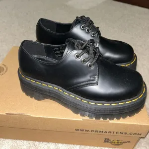 Dr. Martens 1461 smooth leather platform shoes
