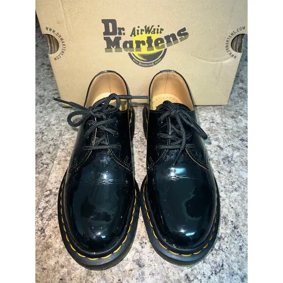 Dr. Martens 1461 WOMEN'S PATENT LEATHER OXFORD SHOES Size 6 New In Box