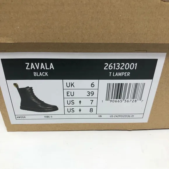 Dr. Martens Air Wair T Lamper Zavala Black Boots
