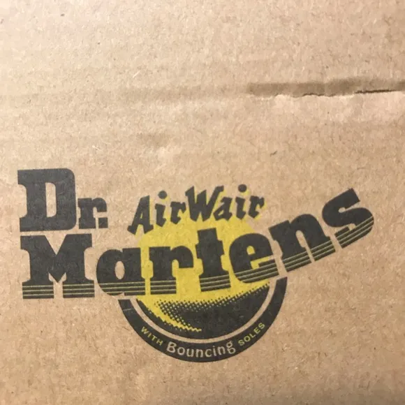 Dr. Martens Black Leather Combat Boots