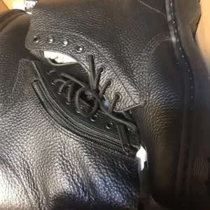 Dr. Martens Black Leather Combat Boots