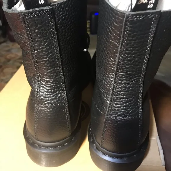 Dr. Martens Black Leather Combat Boots