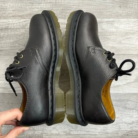Dr. Martens Black Oxford Lace Up Shoes Black Leather Women’s 5