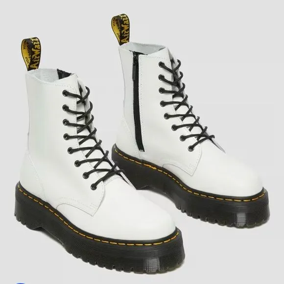 Dr. Martens JADON BOOT SMOOTH LEATHER PLATFORMS Doc's DM's Doc Martens