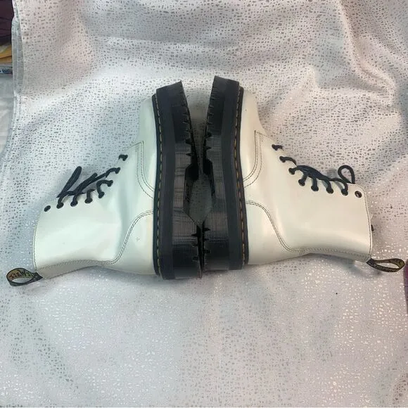 Dr. Martens JADON BOOT SMOOTH LEATHER PLATFORMS Doc's DM's Doc Martens