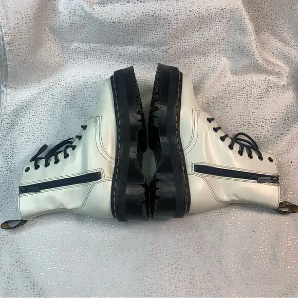 Dr. Martens JADON BOOT SMOOTH LEATHER PLATFORMS Doc's DM's Doc Martens