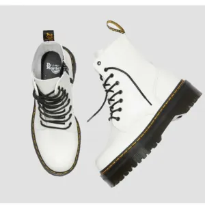 Dr. Martens Jadon White and Black Boots