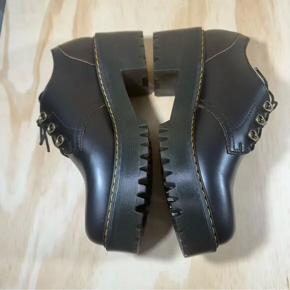 Dr Martens Leona Lug Sole Platform Derby Shoes Women’s Size 10 - NWT