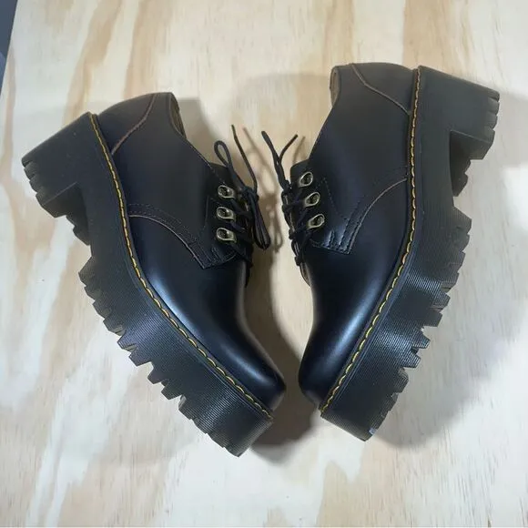 Dr Martens Leona Lug Sole Platform Derby Shoes Women’s Size 10 - NWT