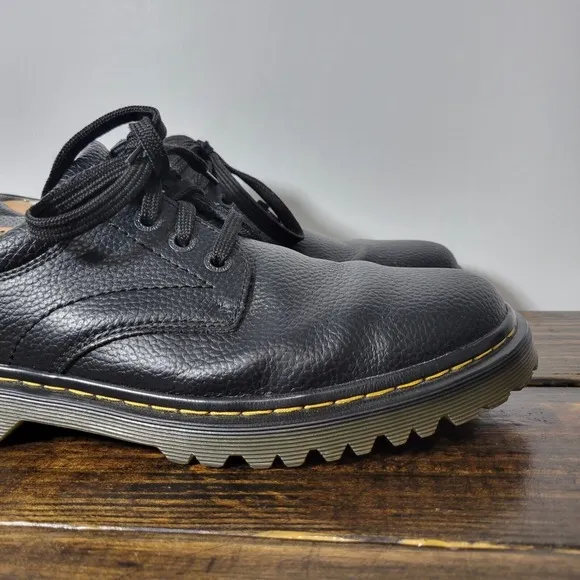 Dr. Martens Men's Black Leather Shoes ASHFELD Size 11 M US