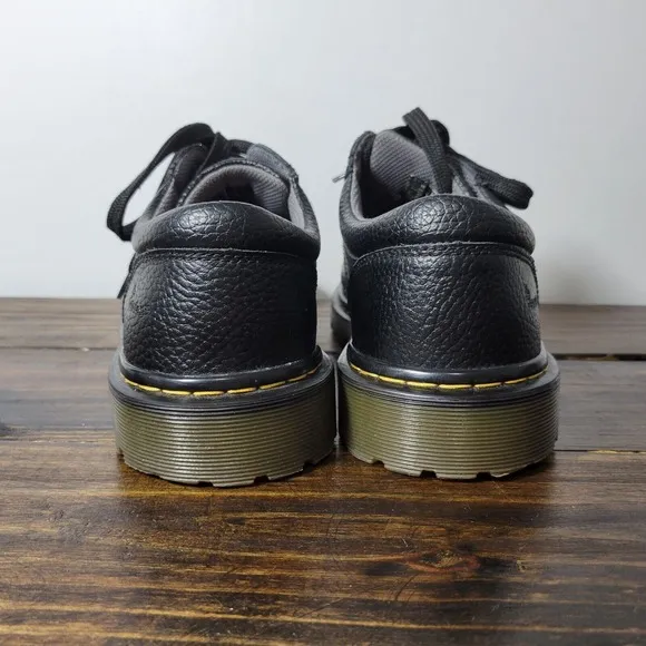 Dr. Martens Men's Black Leather Shoes ASHFELD Size 11 M US