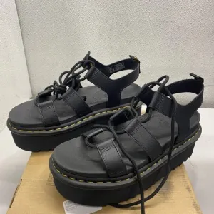 Dr. Martens Nartilla XL Sandals – Black Size Women’s 8 – Lace-Up Gladiator Platf