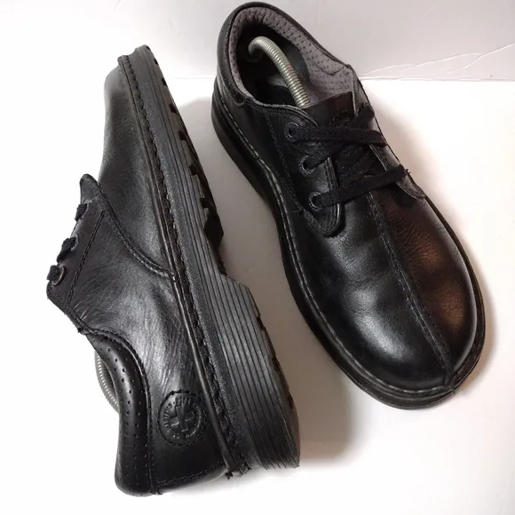 Dr. Martens Nevin Men's Lace Up Oxford Black Leather Shoes Size 10
