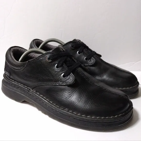 Dr. Martens Nevin Men's Lace Up Oxford Black Leather Shoes Size 10