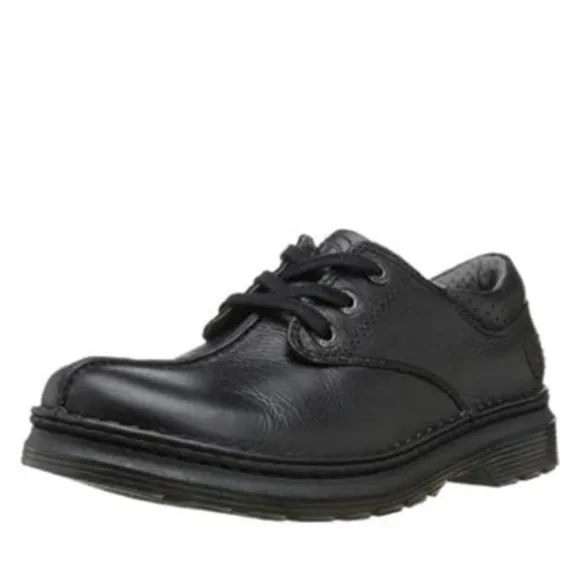Dr. Martens Nevin Men's Lace Up Oxford Black Leather Shoes Size 10