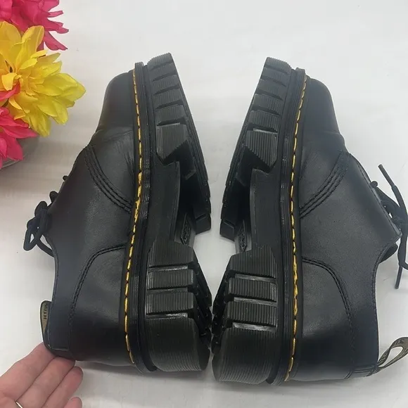 Dr. Martens NWOT Audrick 3 Eye Shoe Platform Oxford EU Size 41 DOC4729