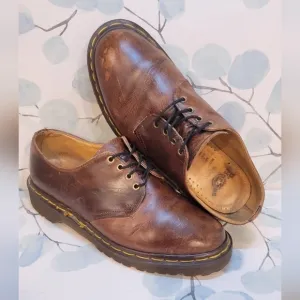 Dr Martens Original Crazy Horse Brown Leather Oxford Shoes Mens Size 5 UK/ 6 US