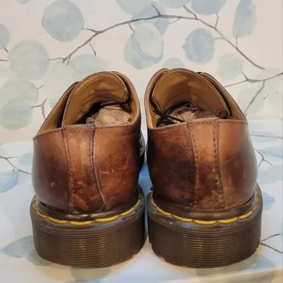 Dr Martens Original Crazy Horse Brown Leather Oxford Shoes Mens Size 5 UK/ 6 US