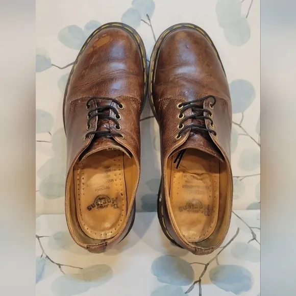 Dr Martens Original Crazy Horse Brown Leather Oxford Shoes Mens Size 5 UK/ 6 US