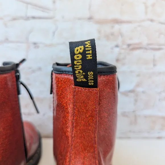 Dr. Martens Sparkling Red Boots