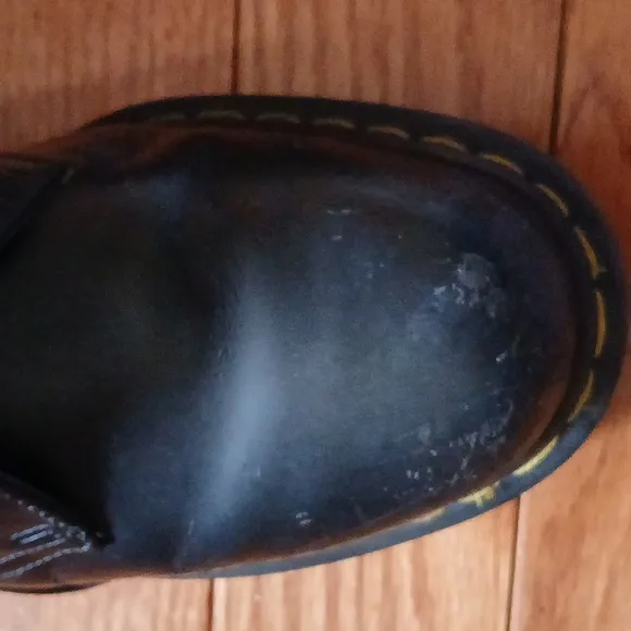 Dr Martins Size 10 Black Leather Men's Shoes