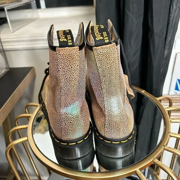 Dr.Martens 1460 Ray Sand Rainbow Boots NWT