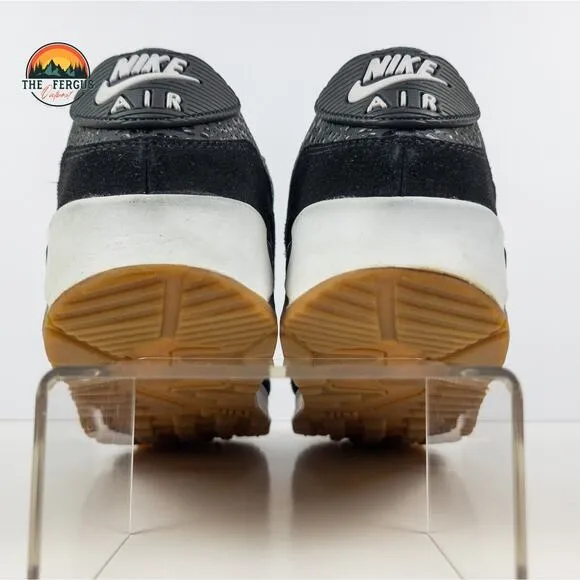 DS Nike 2015 Air Max 90 Premium Black Safari Safari Animal Shoes Womens Size 8